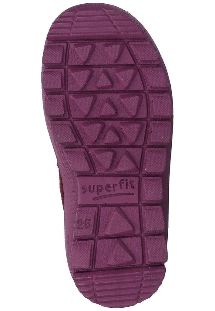 Superfit Stiefel Veloursleder/Textil Rot - surf4shoes