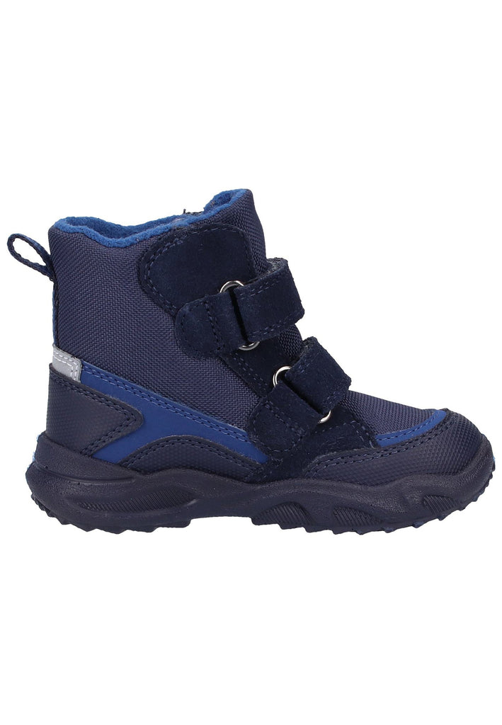 Superfit Stiefel Veloursleder/Textil Blau Warmfutter - surf4shoes