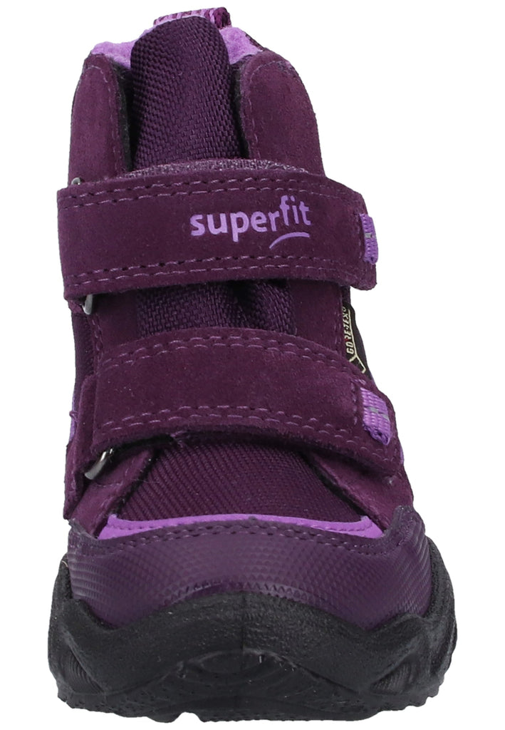 Superfit Stiefel Veloursleder/Textil Lila Warmfutter - surf4shoes
