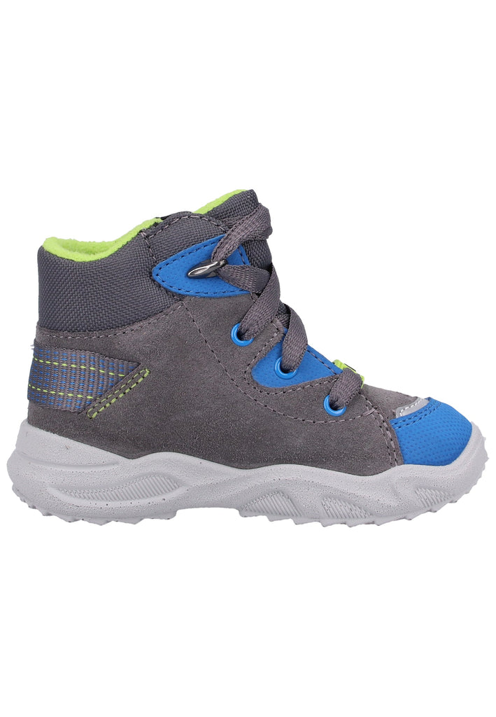 Superfit Stiefel Textil Grau/Blau Warmfutter - surf4shoes
