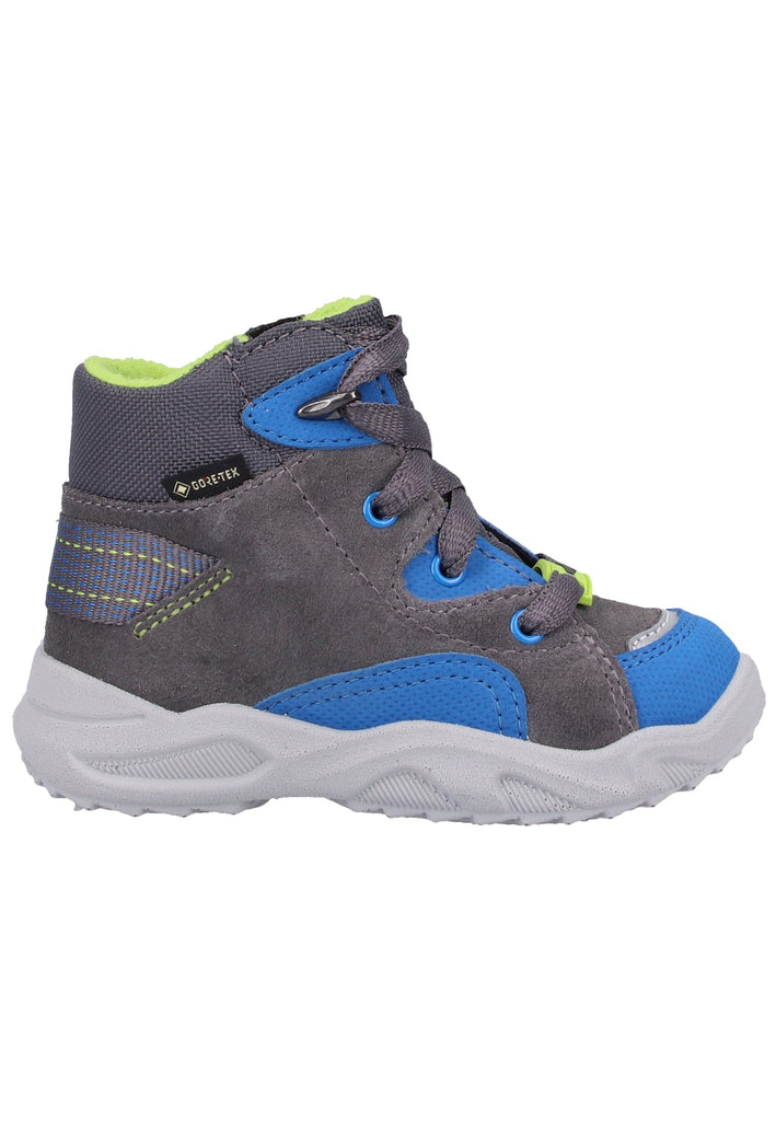 Superfit Stiefel Textil Grau/Blau Warmfutter - surf4shoes