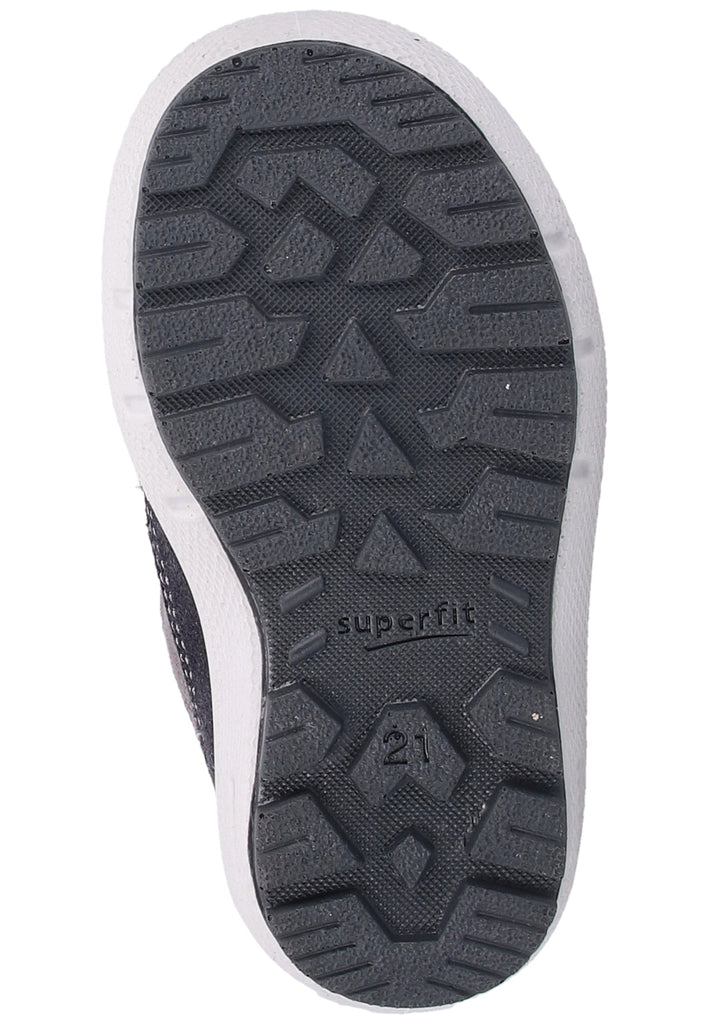 Superfit Stiefel Veloursleder/Textil Grau Warmfutter - surf4shoes