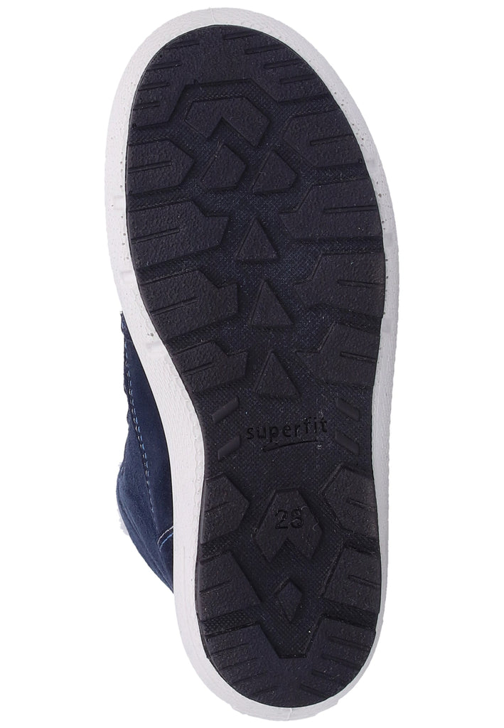 Superfit Stiefel Veloursleder/Textil Blau - surf4shoes