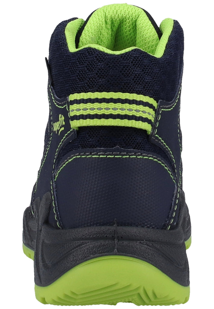 Superfit Stiefelette Lederimitat/Textil Blau/Grün Warmfutter - surf4shoes