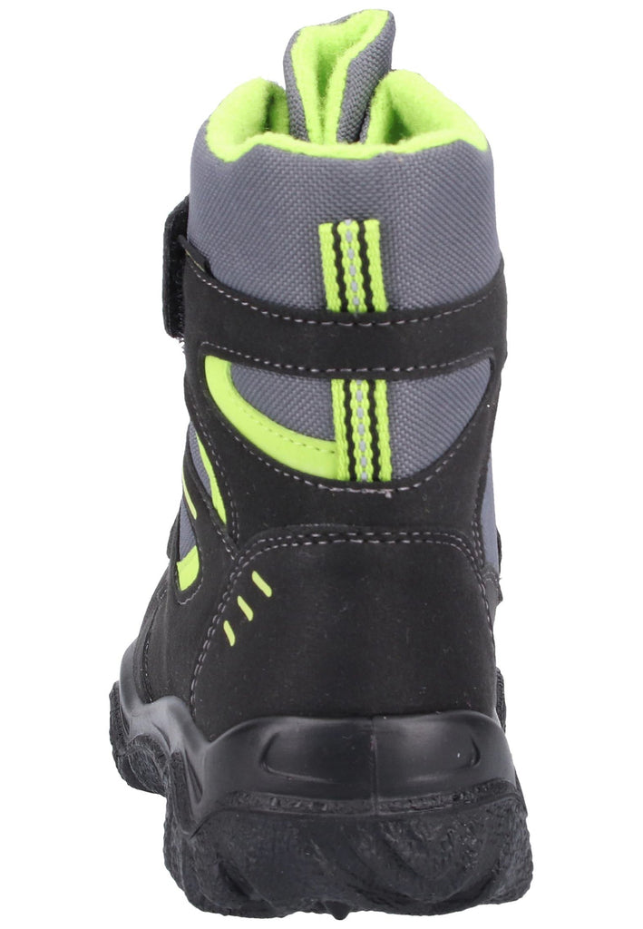 Superfit Stiefel Textil Schwarz/Grün - surf4shoes