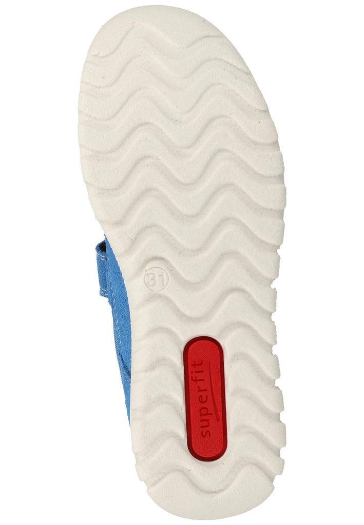 Superfit Halbschuhe Veloursleder/Textil Blau - surf4shoes