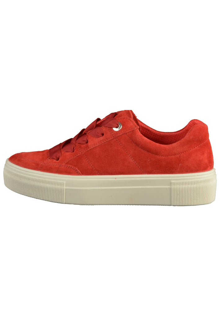 Legero Sneaker Veloursleder Rot - surf4shoes