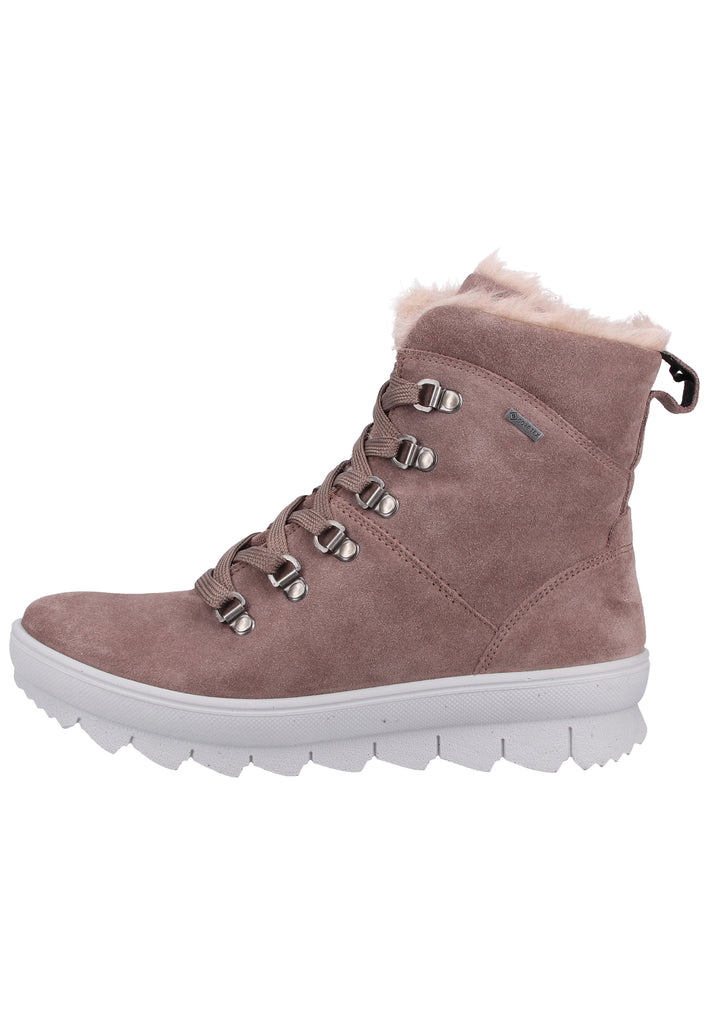 Legero Stiefelette Veloursleder Dunkelgrau Warmfutter - surf4shoes