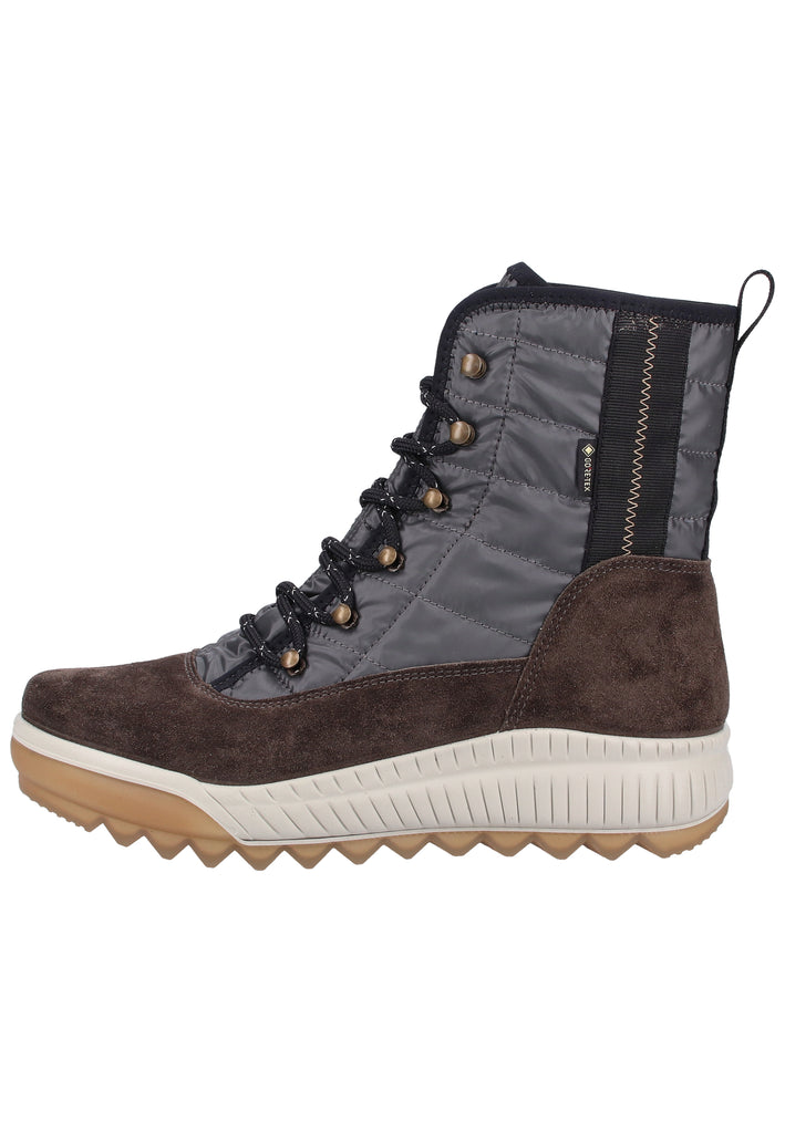 Legero Stiefelette Veloursleder/Textil Grau Warmfutter - surf4shoes