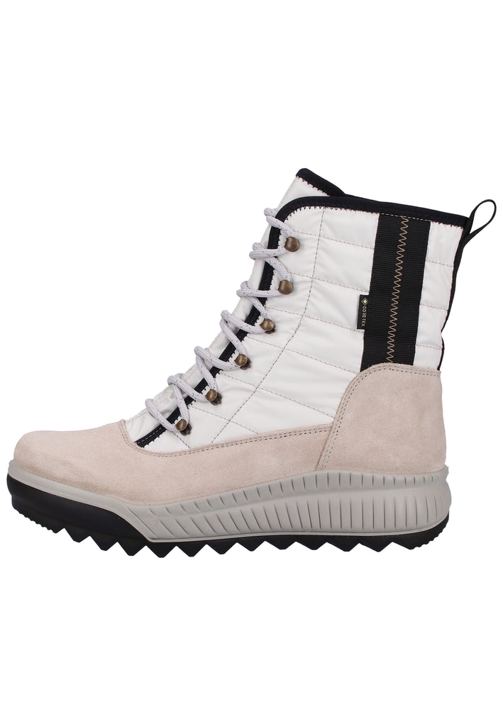Legero Stiefelette Veloursleder/Textil Beige Warmfutter - surf4shoes
