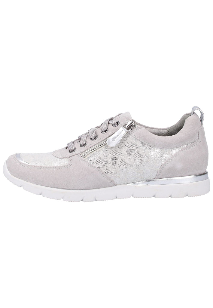 Jana Sneaker Leder/Textil Hellgrau - surf4shoes