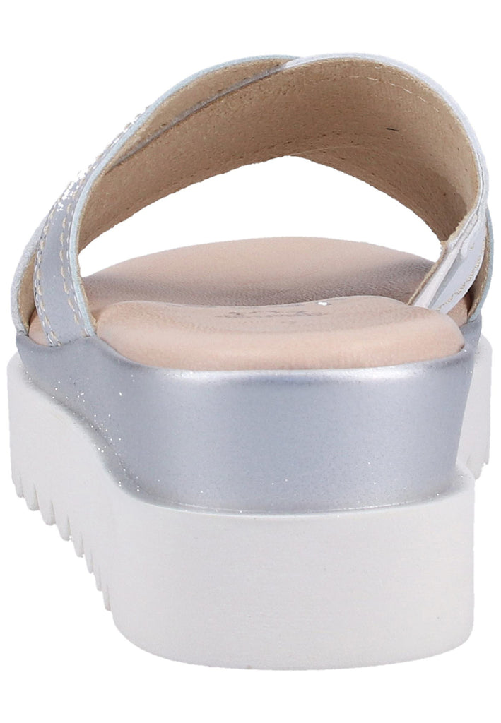 Jana Pantoletten Leder Weiß - surf4shoes