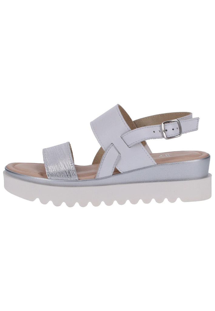 Jana Sandalen Leder Weiß - surf4shoes