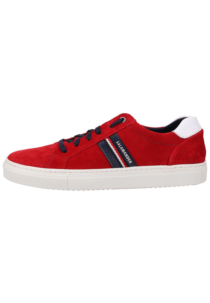 Salamander Sneaker Veloursleder Rot/Weiß - surf4shoes