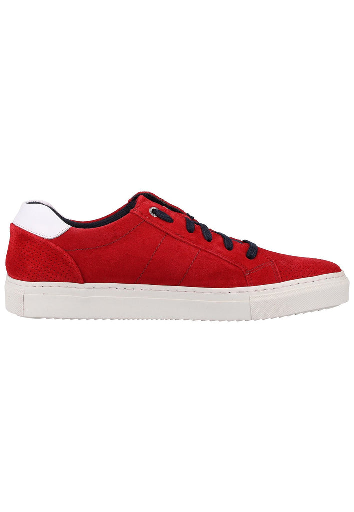 Salamander Sneaker Veloursleder Rot/Weiß - surf4shoes