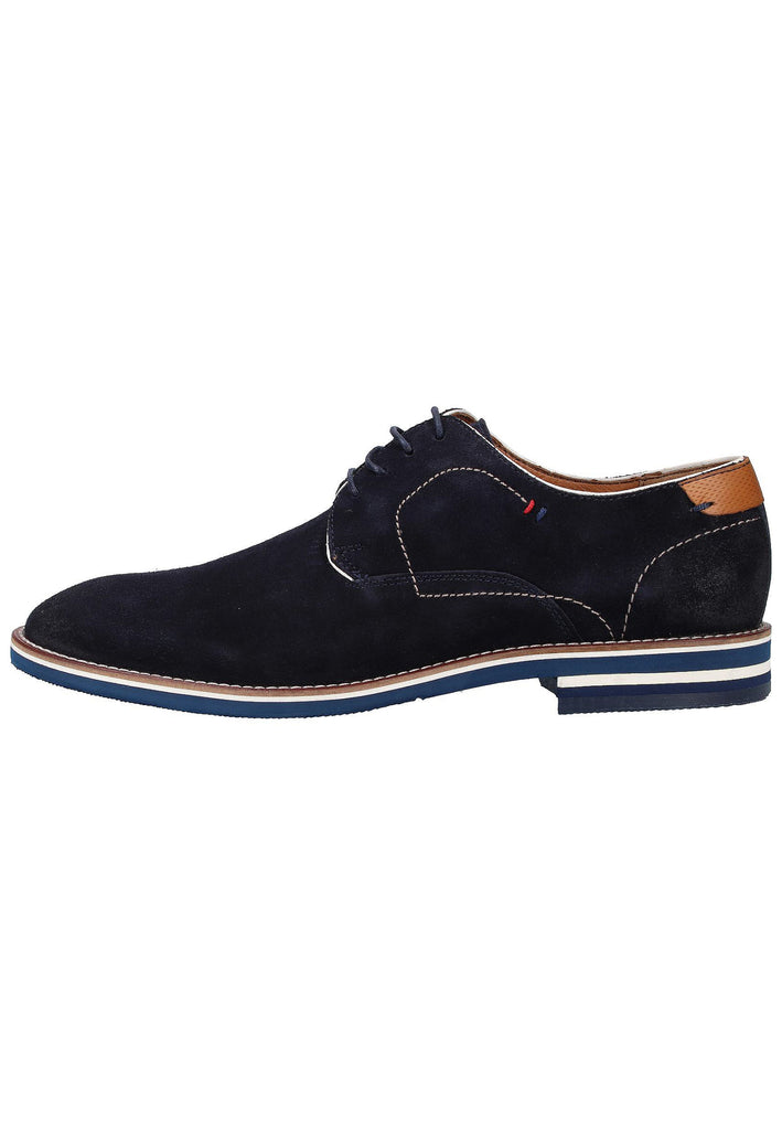 Salamander Businessschuhe Veloursleder Navy - surf4shoes