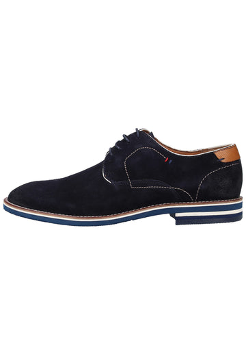 Salamander Businessschuhe Veloursleder Navy - surf4shoes