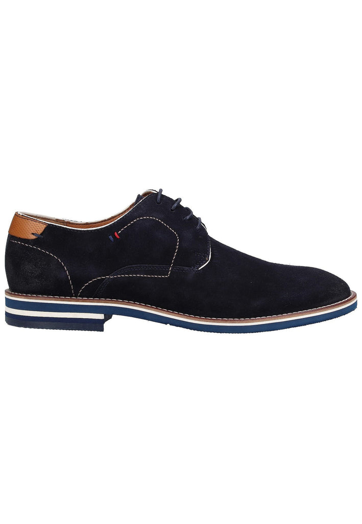 Salamander Businessschuhe Veloursleder Navy - surf4shoes