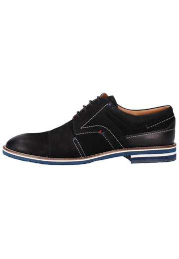 Salamander Businessschuhe Nubukleder Schwarz - surf4shoes