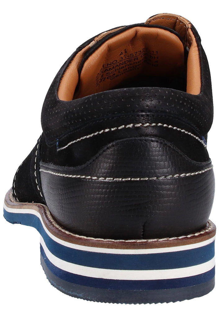 Salamander Businessschuhe Nubukleder Schwarz - surf4shoes