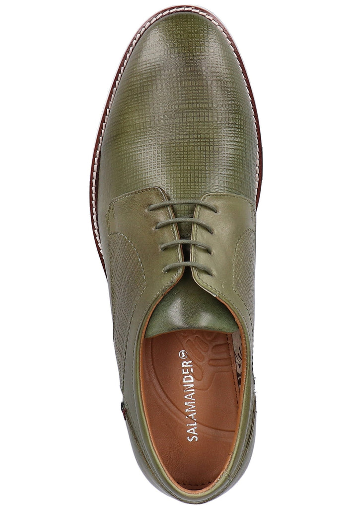 Salamander Businessschuhe Glattleder Grün - surf4shoes