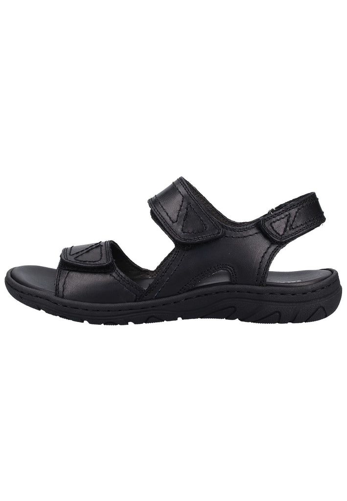 Salamander Sandalen Leder Schwarz - surf4shoes