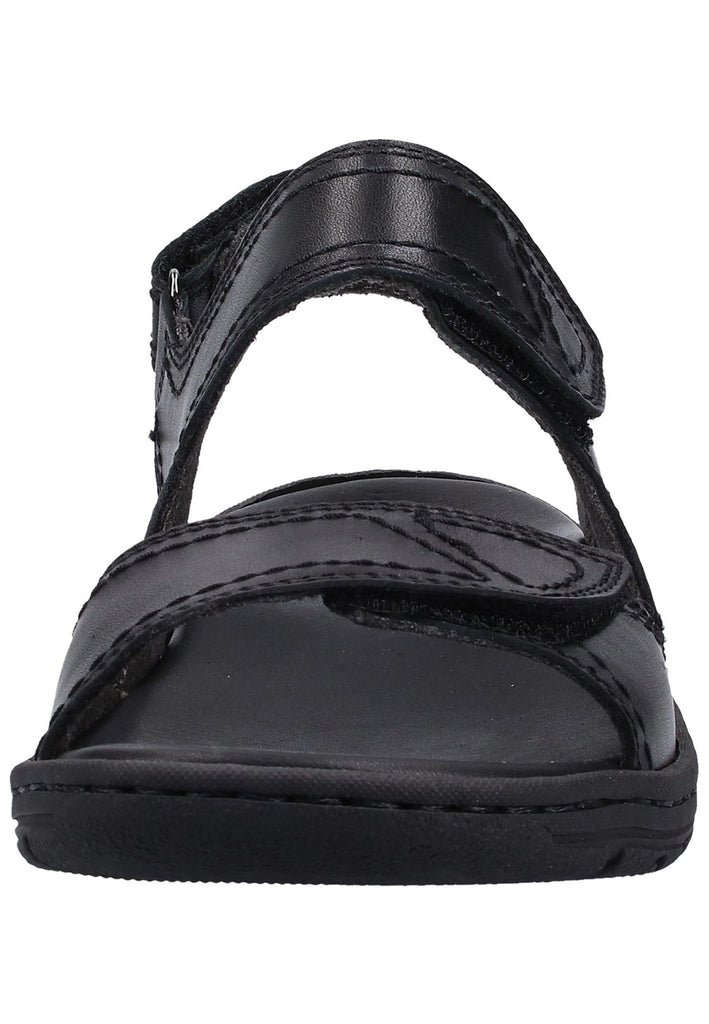 Salamander Sandalen Leder Schwarz - surf4shoes