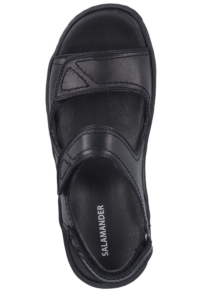 Salamander Sandalen Leder Schwarz - surf4shoes
