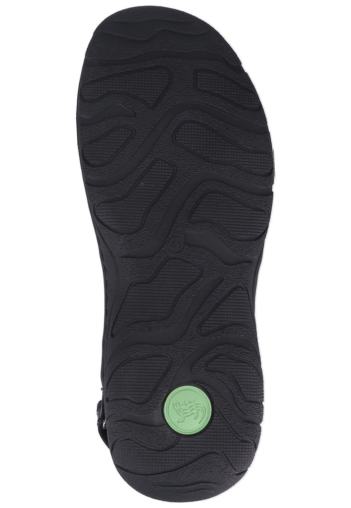 Salamander Sandalen Leder Schwarz - surf4shoes