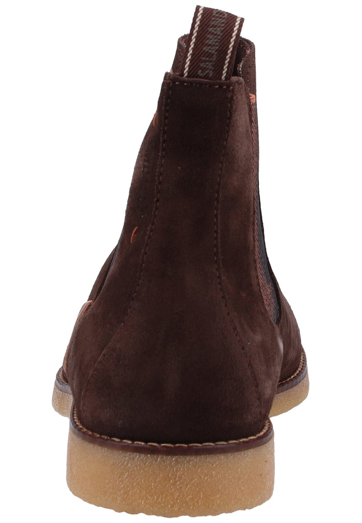 Salamander Stiefelette Veloursleder Braun - surf4shoes