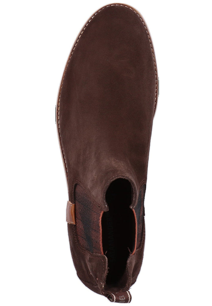 Salamander Stiefelette Veloursleder Braun - surf4shoes