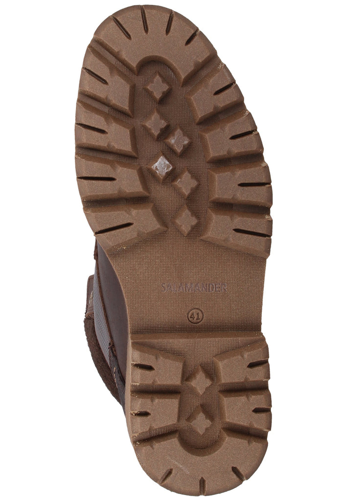Salamander Stiefelette Leder Braun Warmfutter - surf4shoes
