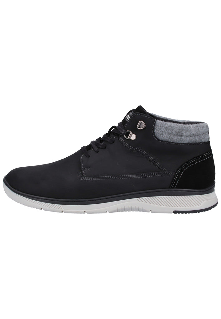 Salamander Sneaker Leder Schwarz Warmfutter - surf4shoes