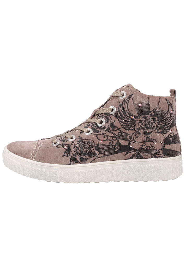 Lurchi Sneaker Veloursleder Taupe - surf4shoes