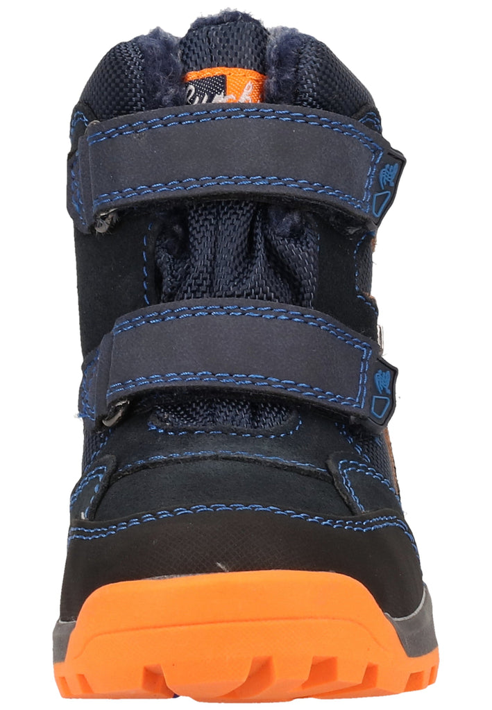 Lurchi Stiefel Veloursleder/Textil Blau Warmfutter - surf4shoes