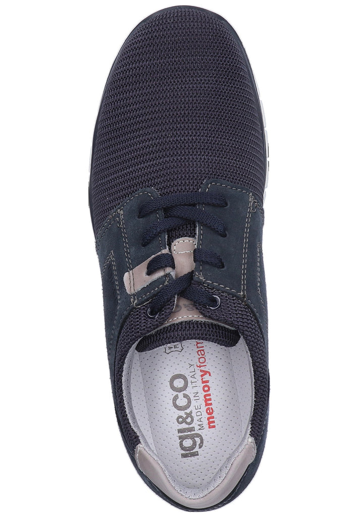 IGI&CO Halbschuhe Veloursleder Blau - surf4shoes