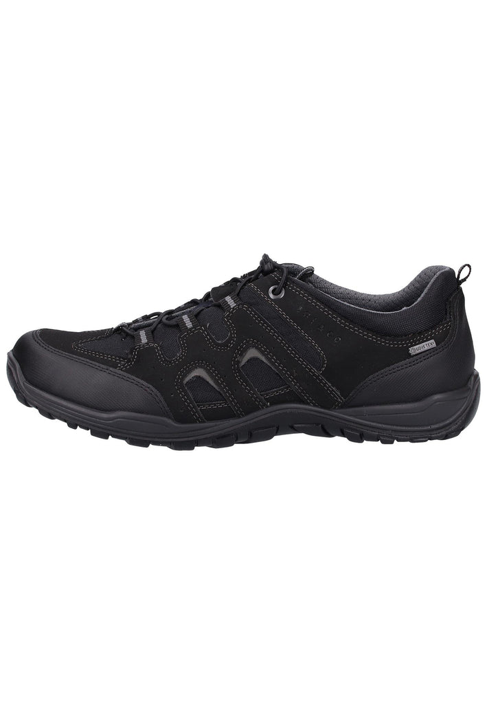 IGI&CO Sneaker Nubukleder/Textil Schwarz - surf4shoes