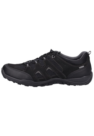 IGI&CO Sneaker Nubukleder/Textil Schwarz - surf4shoes