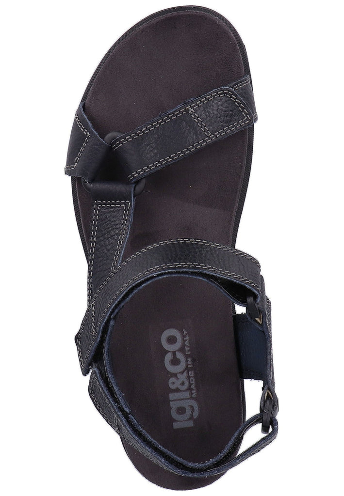 IGI&CO Sandalen Leder Dunkelblau - surf4shoes