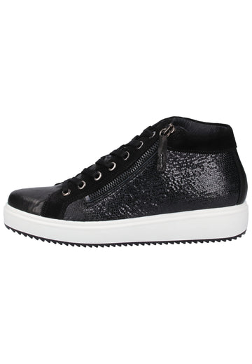 IGI&CO Sneaker Leder Schwarz - surf4shoes