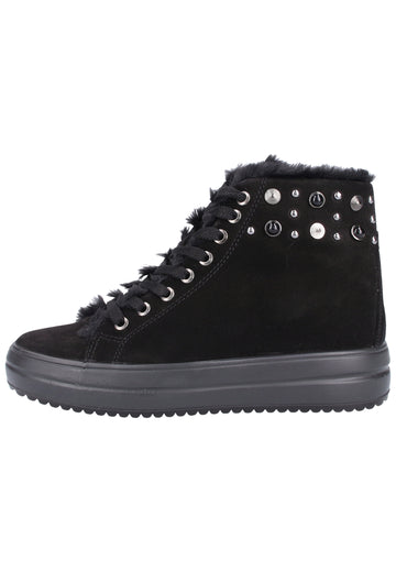 IGI&CO Sneaker Leder Schwarz Warmfutter - surf4shoes
