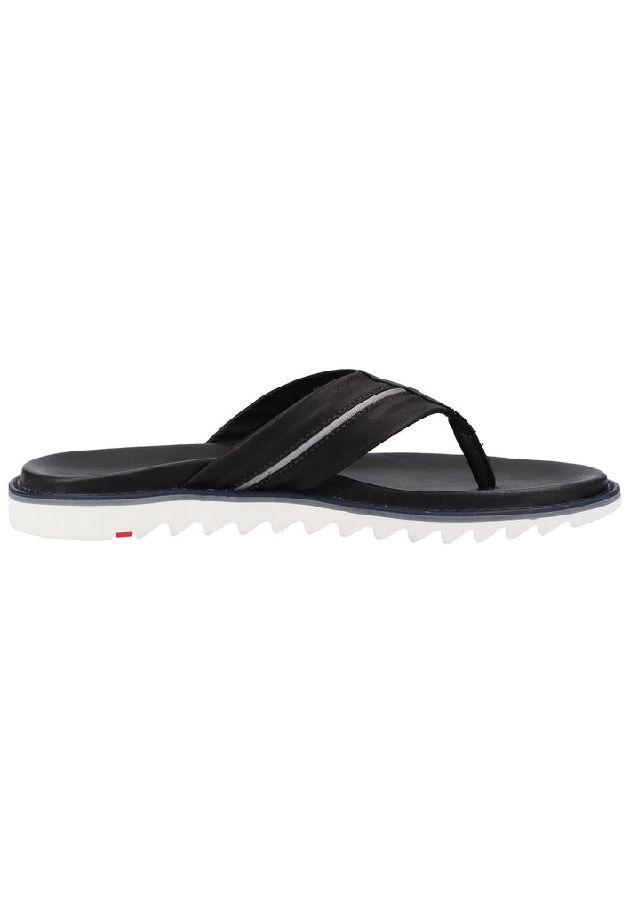 Lloyd Zehensteg Glattleder Schwarz - surf4shoes