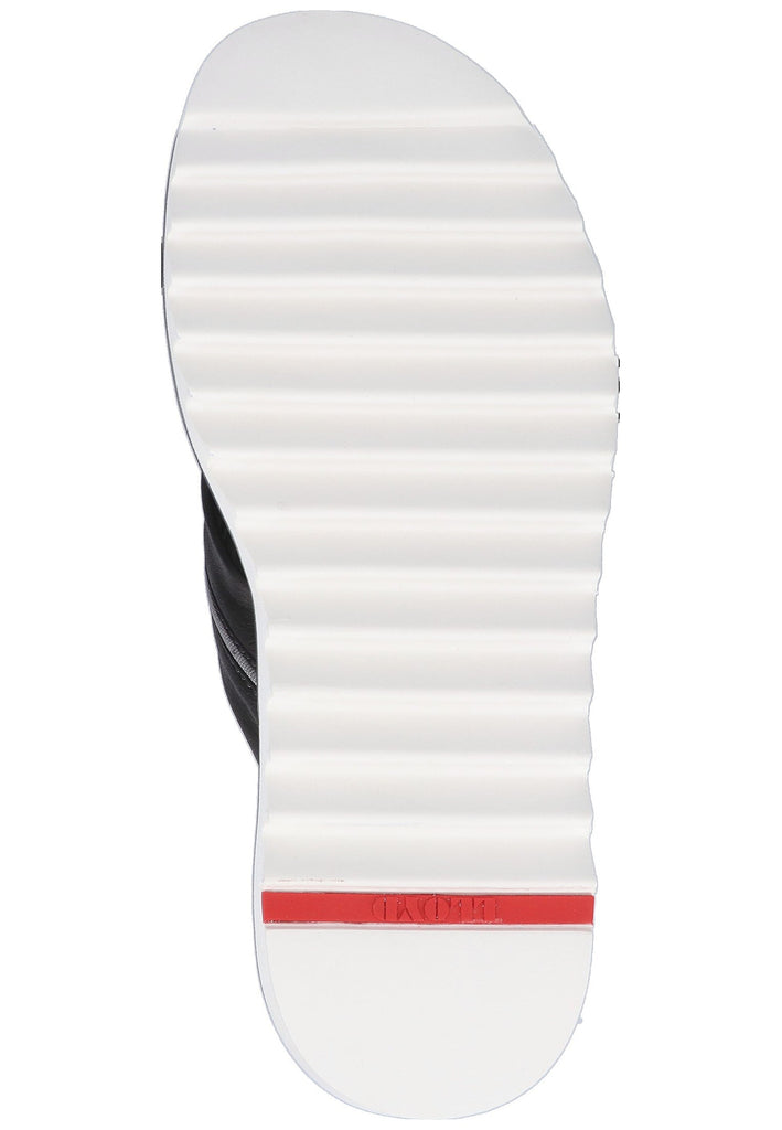 Lloyd Zehensteg Glattleder Schwarz - surf4shoes