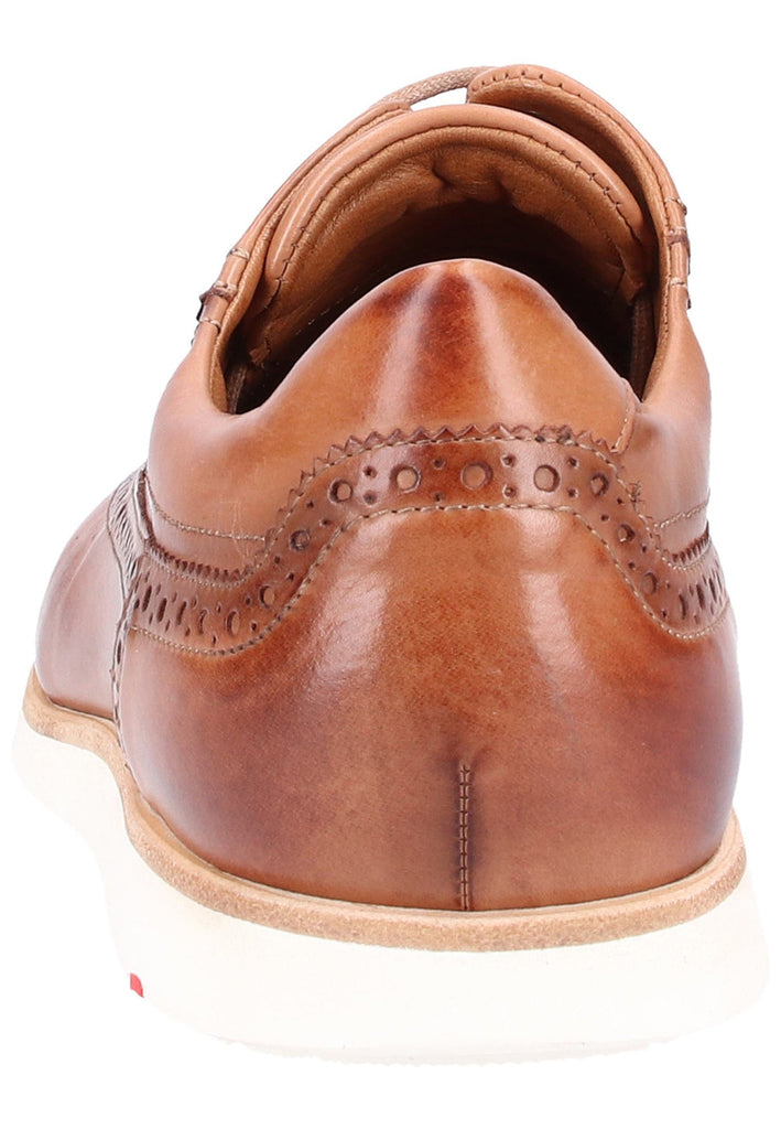 Lloyd Halbschuhe Glattleder Cognac - surf4shoes
