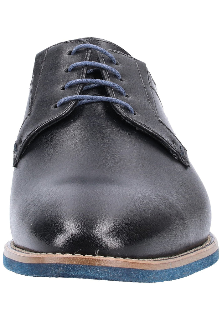 Lloyd Businessschuhe Glattleder Schwarz/Blau - surf4shoes