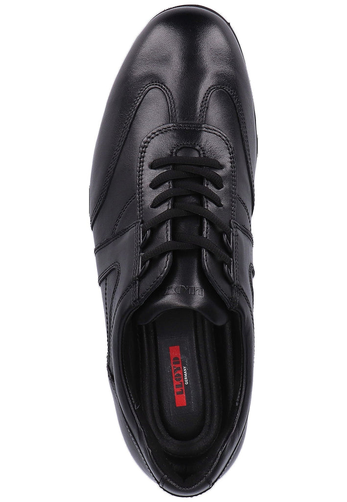 Lloyd Sneaker Glattleder Schwarz - surf4shoes
