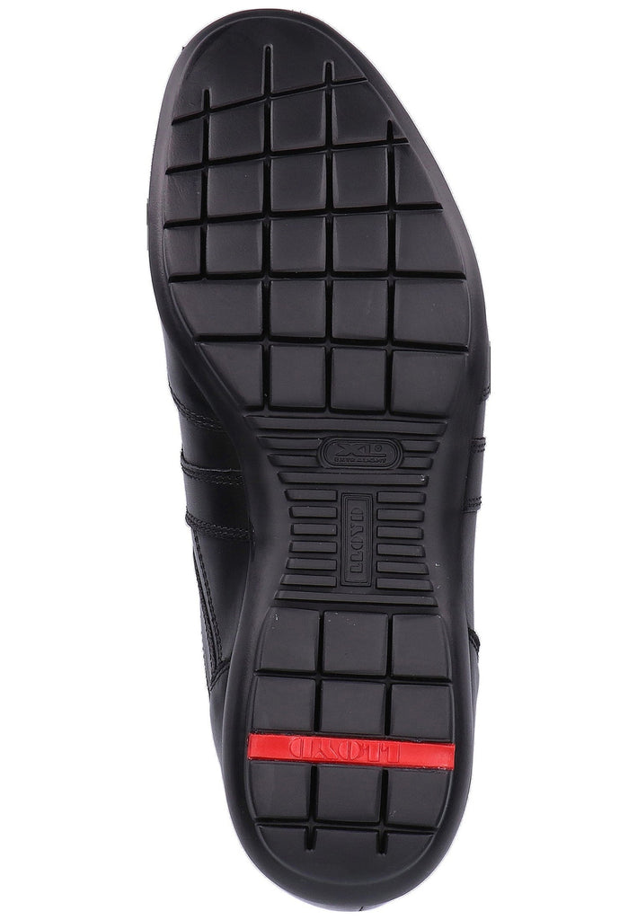 Lloyd Sneaker Glattleder Schwarz - surf4shoes