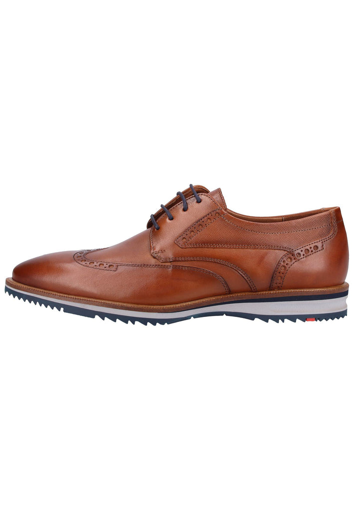 Lloyd Halbschuhe Glattleder Cognac - surf4shoes