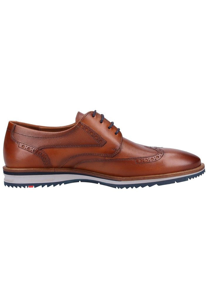 Lloyd Halbschuhe Glattleder Cognac - surf4shoes