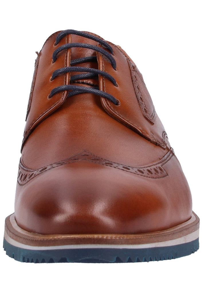 Lloyd Halbschuhe Glattleder Cognac - surf4shoes